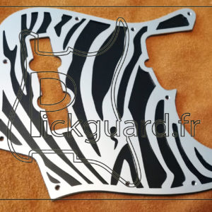 Pickguard inox miroir zébré